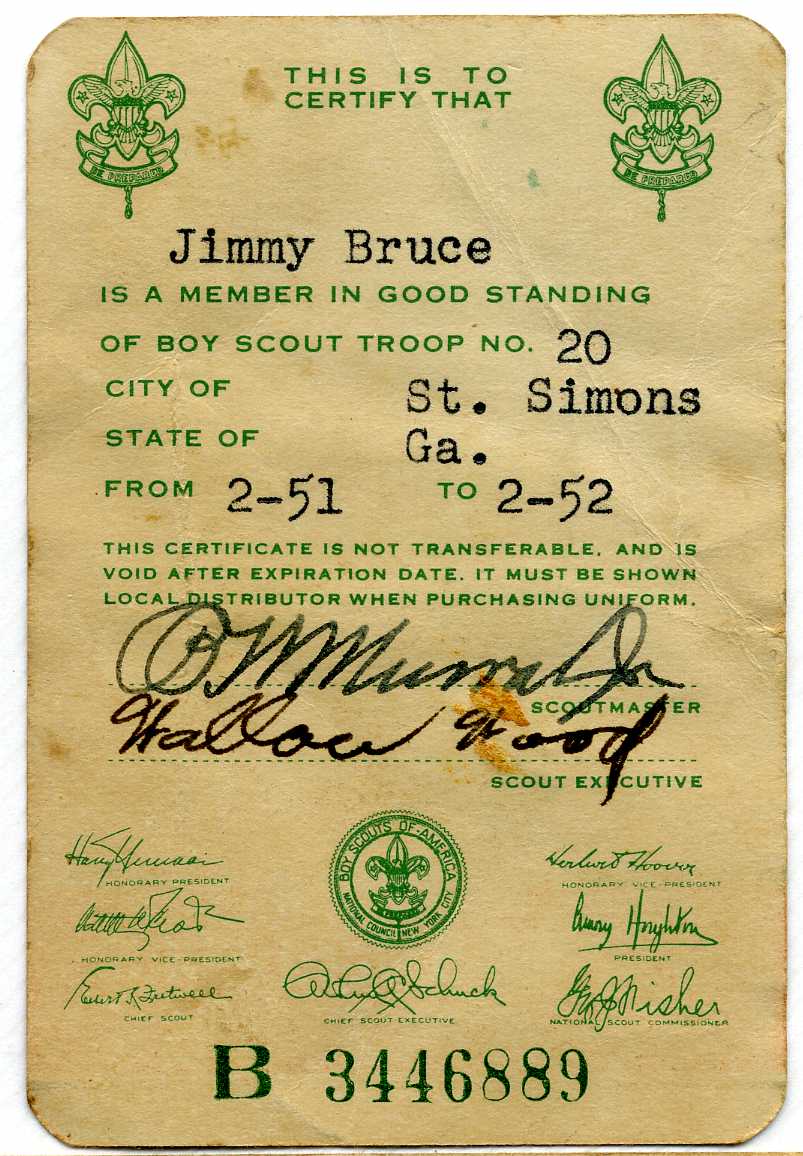 42-3 1951-52 Jimmy Bruce Scout ID.jpg